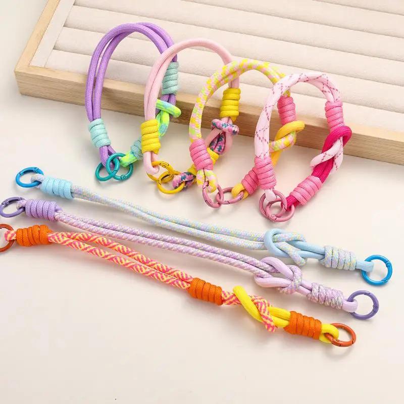 Cute Colorful Mobile Phone Portable Anti-Loss Lovely Knot Hand Bracelet