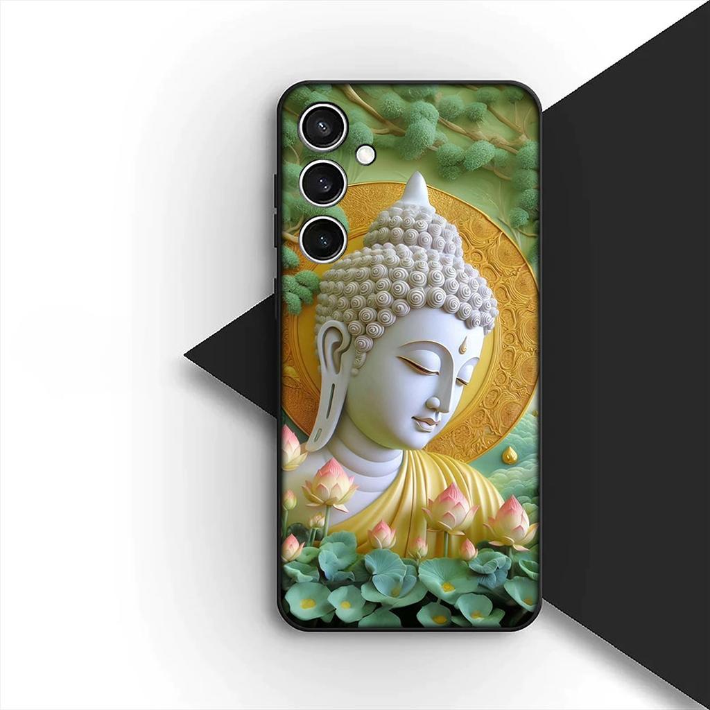 Housse en Silicone Lord Bouddha pour Samsung Galaxy S25 S24 S23 FE Ultra Plus S7 Edge S25+ S24+ A56 5G + Coque de Téléphone
