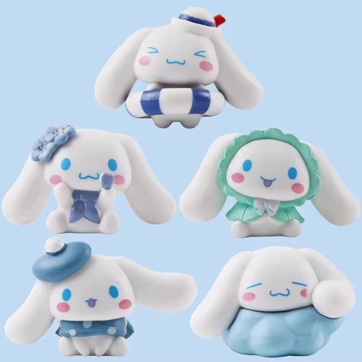 

Трогательная фигурка торта от Sanrio: Почако, Синнаморолл, Май Мелоди — очаровательная большеухая собака из аниме, коллекционная фигурка. 3-5.5 cm