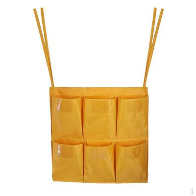1pc Housekeeping Cart Hotel Rooms Cleaning Tool,6 Pockets