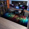 Cyberpunk Style Carpet, Stain-resistant and Easy-to-clean Game Room Floor Mat, Boy's Bedroom Carpet, Home Decoration