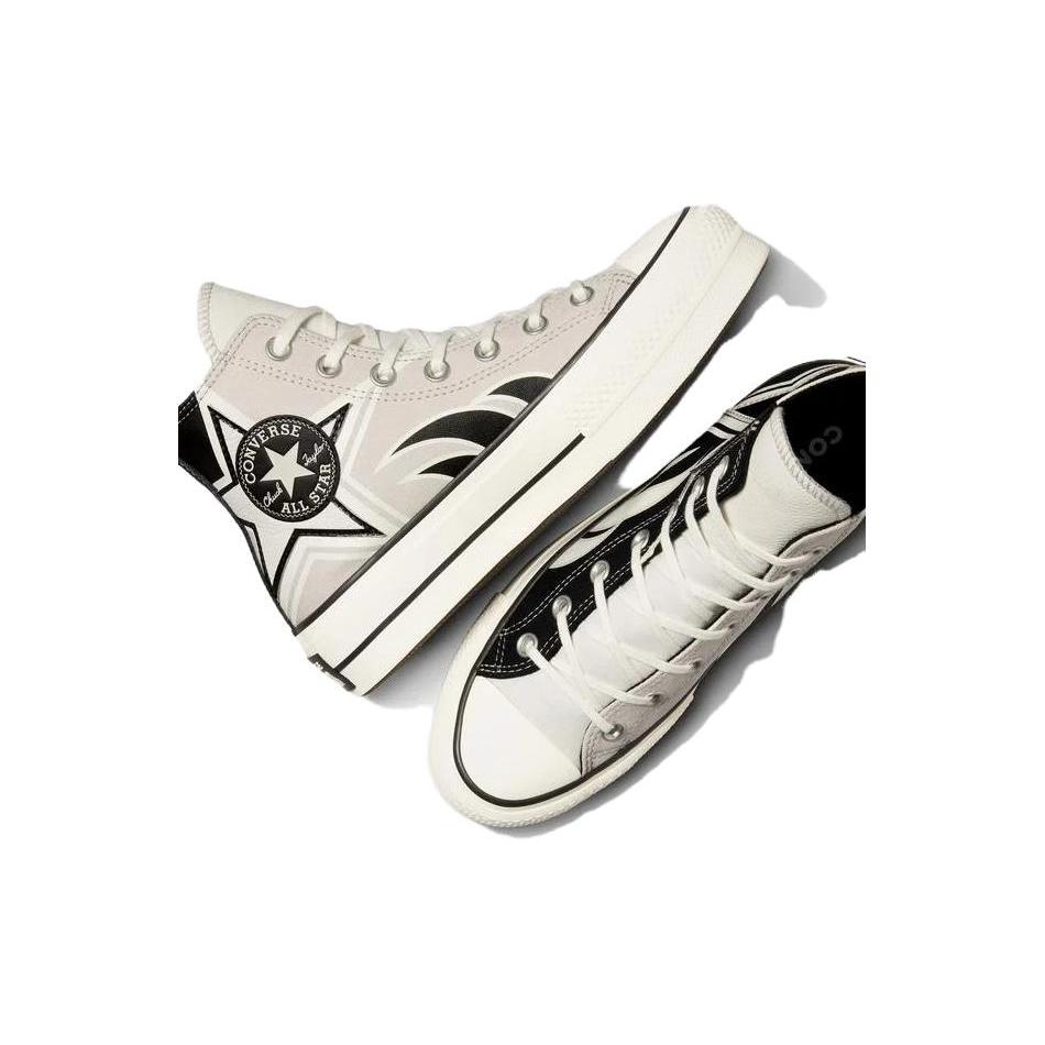 New Converse Chuck Taylor All Star Lift Platform Moto 'Pale Putty' Women's A08005C