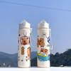 1Pieces 800ml Capybara Cute Water Cup With Straw Travel Water Cup Large Capacity Kawaii Water Bottle Outdoor Tableware