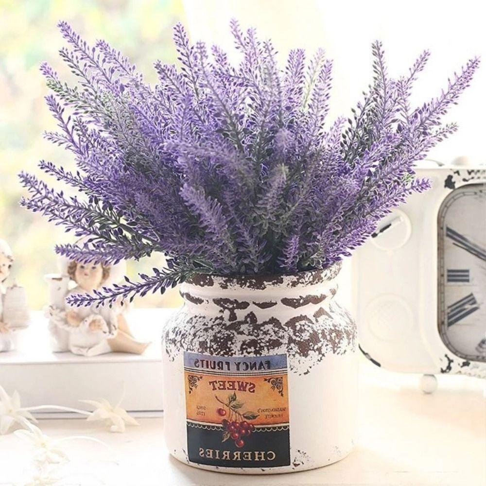 Supplies Plastic Artificial Flowers Multicolor Floral Arrangement Plastic Lavender DIY Fake Plants Festival