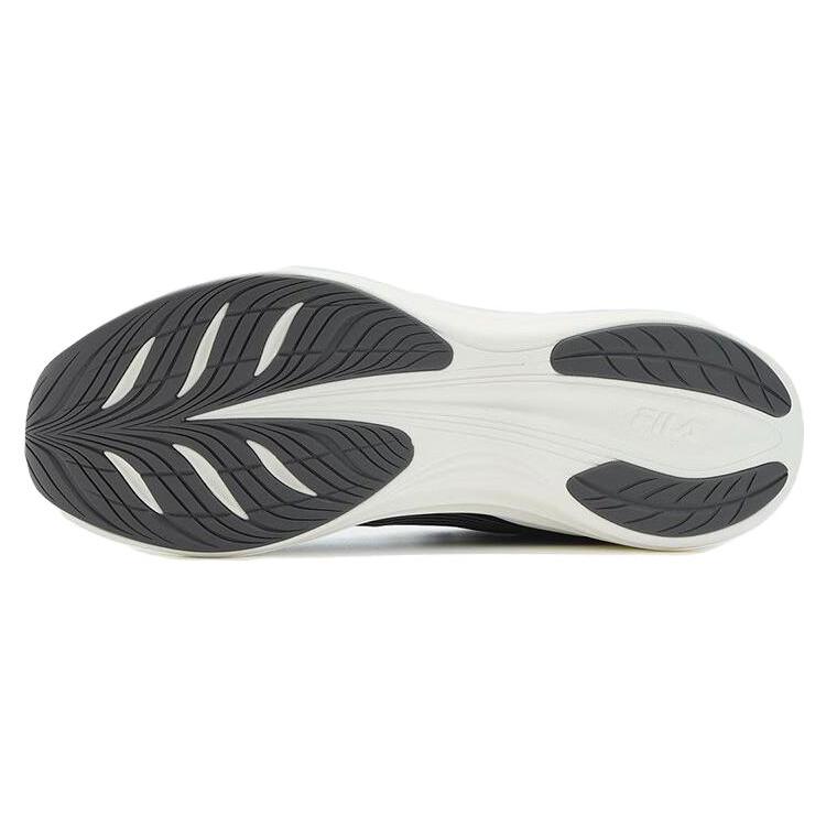 FILA NUVOLE EVO Lightweight Fabric Low top Running Shoes Men's Black White A12M331112FBA