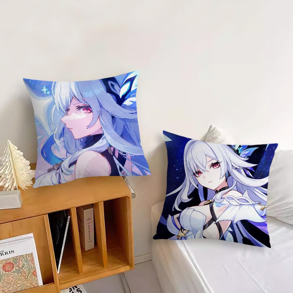 Game Skirk Genshin Impact cushion cover Pillow Cover Decoration Room Home Sofa living Office Car Nordic Simplicity