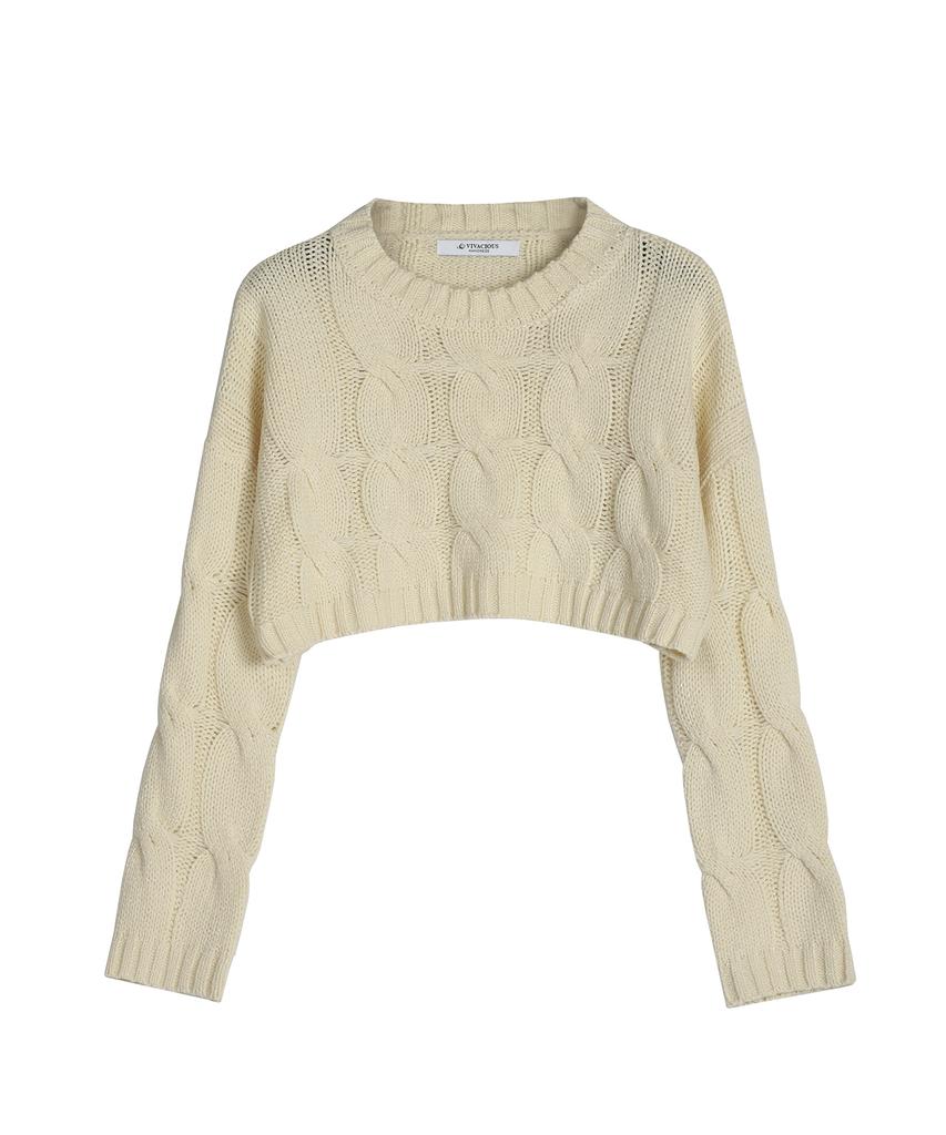 AVANDRESS Twisted Cropped Knit - 6Col