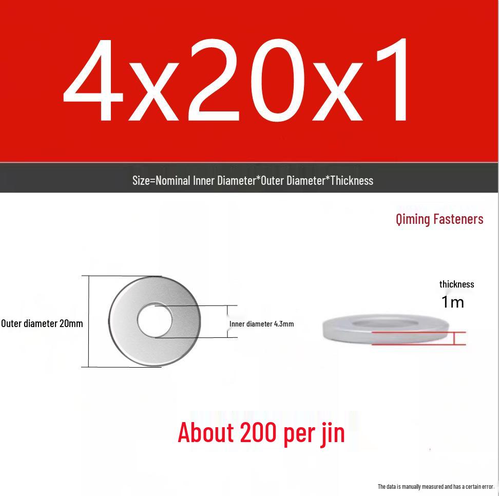 4.8 Grade Galvanized Iron Flat Washer M3-M40 Oversized Metal Screw Gasket Washer