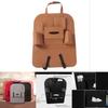 Elegant Black Auto Car Seat Back Organizer With Multi-pocket Storage For Effortless Organization