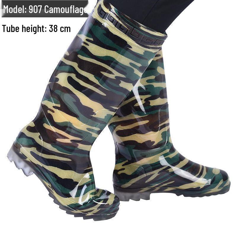 OEING Safety Waterproof Mid-Calf Rain Boots