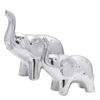 1 Pair Cute Elephant Statue Crafts Chinese Traditional Animal Sculpture  Home Office Decoration