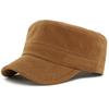 HT5008 Baseball Cap Men Women Autumn Winter Cap Hat Fashion Suede Flat Top Army Cadet Cap Male Female Adjustable Snapback Caps
