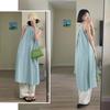 Augseed Sleeveless Plus Korean Fits Short and Tall Loose Summer Clothes Women's Summer/Spring Dress, Long, Elegant, Size, A-Line, Resort, Formal,