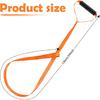 Oudain 3 Pcs Deer Drag Rope With Grip Handle, Harness Deer Tow Strap Orange Durable Safety Puller Hunting Accessories For Men