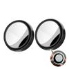 New 2pcs Convex Mounted Auxiliary Rear-view Mirror 360 Degree Rotation Wide-angle Round Frame Blind Spot Rear-view Mirror