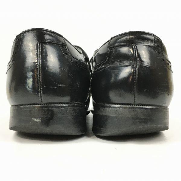 Regal Made In Japan Wingtip Business Shoes Black Size 25.5(USED)