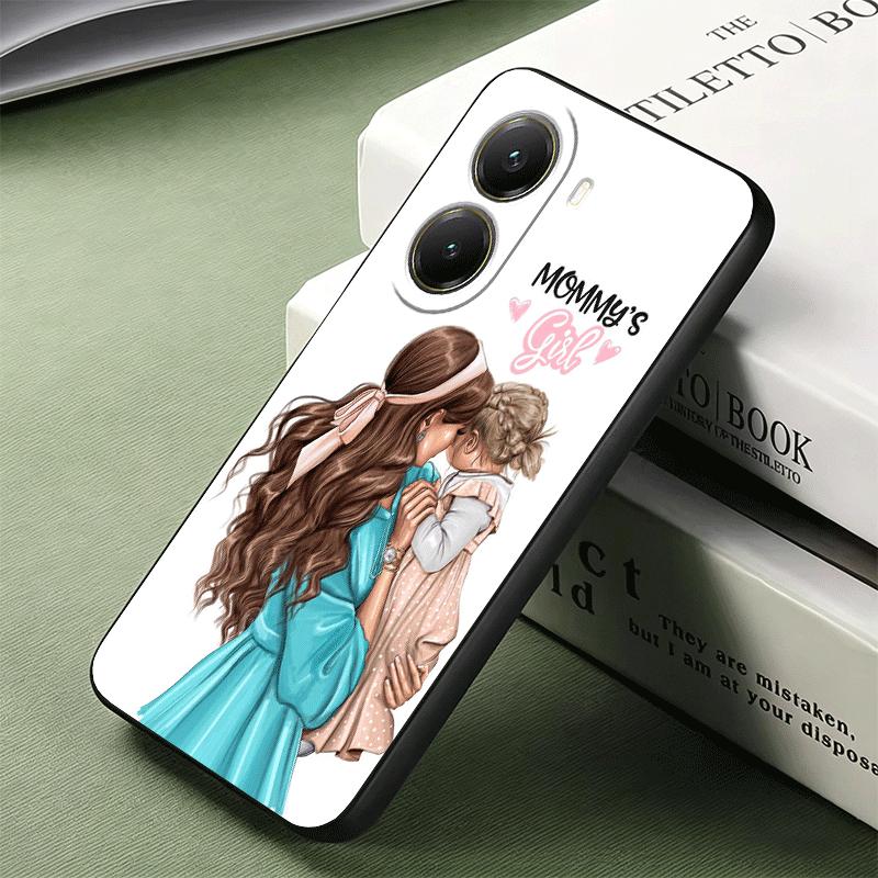 Mom Baby Girls Theme Soft Phone Case for Xiaomi Poco X5 X6 X7 X8 Pro Max X3 F7 F8 Ultra M8 M7 M6 M5 Redmi 15 15C 14C 13C 12C X4