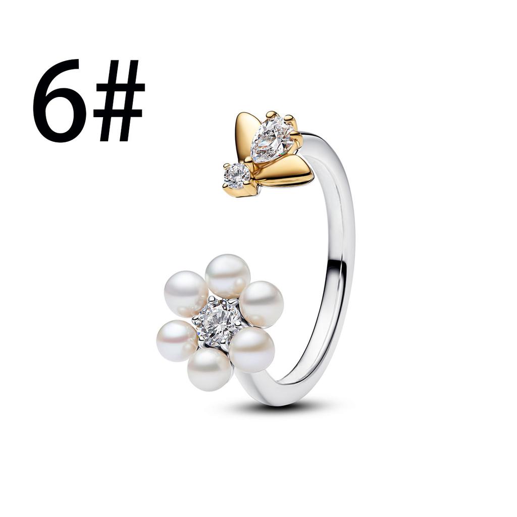 New 925 Silver Charms Heart Bee Flower key Lock Earrings Rings Beads Bracelets Necklaces Womens DIY Jewelry Gift