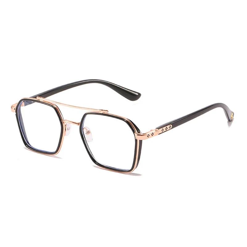 Men Women New Retro Square Frame Myopia Glasses Neutral Comfort Eyeglasses Fashion Popular Blue Light Blocking Myopia Glasses