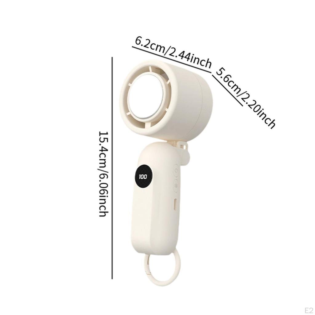 Compact Electric Fan with Neck Support, Personal Cooling Device for Various Settings