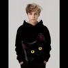 3D Kids Clothing Long Hooded Sweatshirt Girls Cute Cat Printed Clothing Kids Casual Comfortable Outdoor