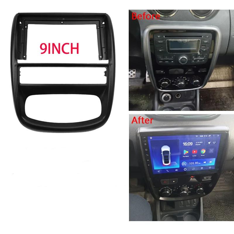 9 Inch For RENAULT DUSTER 1 2010-2015 NISSAN TERRANO Car Radio Fascias Android MP5 Stereo Player 2Din Head Unit Panel Frame