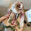 Scarf Female Atmosphere Temperament, Flower Sun Protection, Summer Wear Outside, Dual-purpose Thin Shawl Scarf