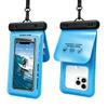 2er-Pack Dual-Fach IPX8 Wasserdichte Handytasche TPU Touchscreen Trockentasche Passt für 7,5 Zoll Handy Verstellbare Lanyard Strand Schwimmen