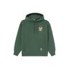 Li Ning Badfive Sports Basketball Series Hoodie With Tiger Mountain Print Unisex Hoodies Garden-Green AWDS129-4