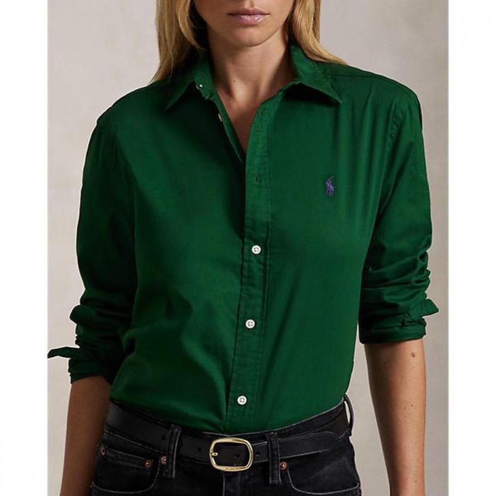 Polo Ralph Lauren Women Relaxed Fit Cotton Twill Shirt  Wmposhtndo20691301 