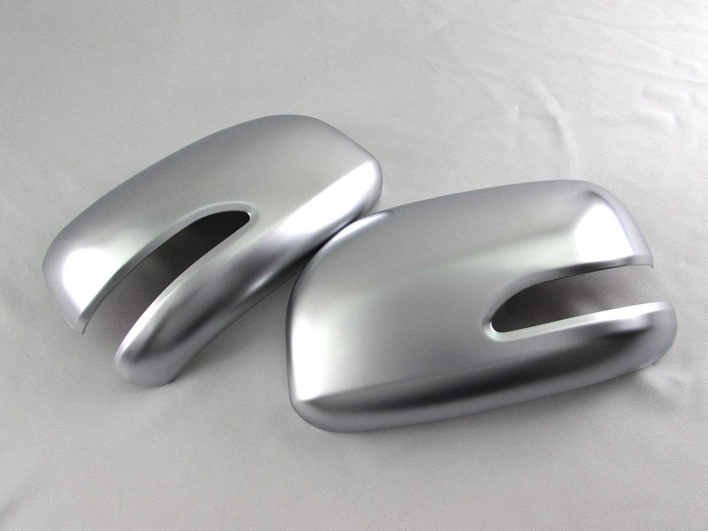 BRIGHTZ Door Mirror Covers for Tanto Satin Silver Compatible with and L385 L375S/L385S, [SIL-MIR-016], L375, L385, L375, (Product Code 33330)