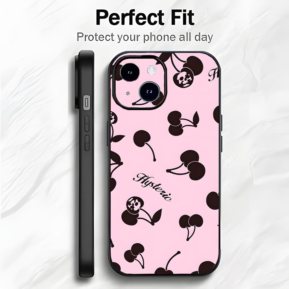 

Edgy Japanese Brand H-Hysteric Glamour Phone Case Phone Case Soft Packaging Lightweight For iPhone17 16 15 14 13ProMax iphone12promax