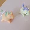 Squeeze Ball Keychain Soft Elastic TPR Decompression Toy Cute Animal Shape Pinchable Stress Relief Portable Anxiety Reducer Decoration