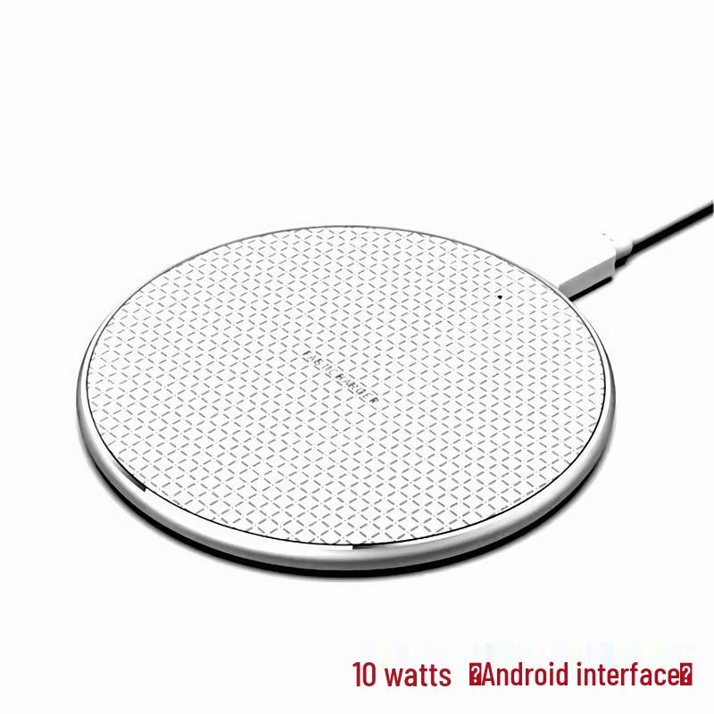 15W Wireless Charger Compatible with Apple & Samsung, 10W Desktop K8 Aluminum Alloy Charger