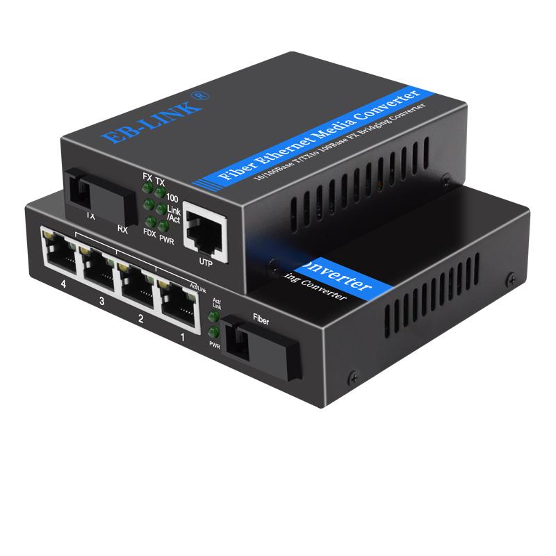 EB-LINK 100M Fiber Optic Transceiver