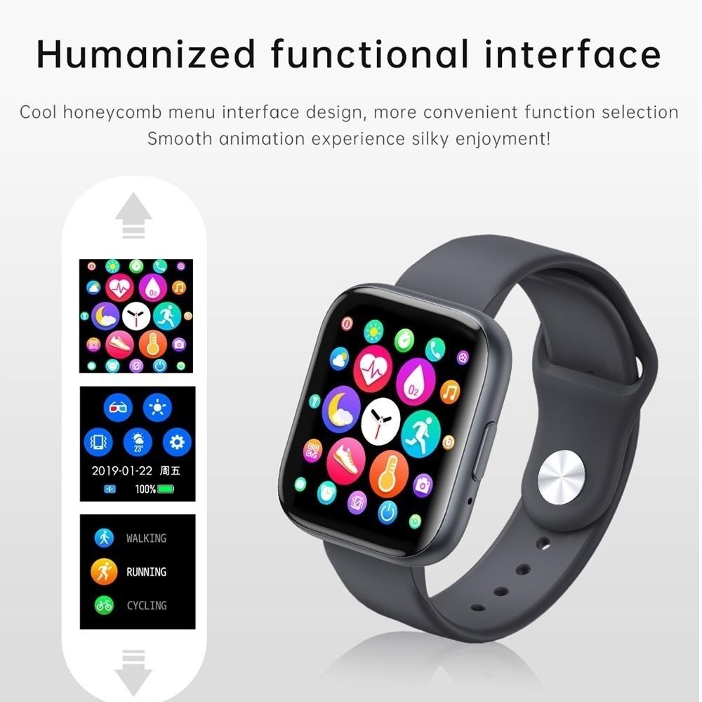 Buy Watch 7 Smart Watch Men Women Bluetooth Call Smartwatch Fitness Tracker  Sports Bracelet Heart Rate Monitor Smart Bracelet Wristband for iPhone 12  Max at affordable prices — free shipping, real reviews