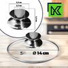 KADAX Heat-Resistant Glass Lid For Pot