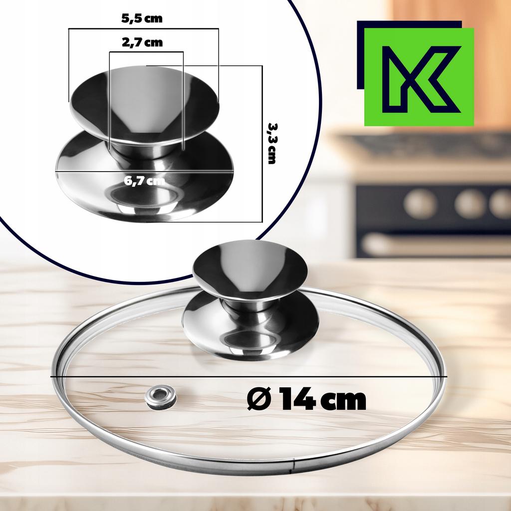 KADAX Heat-Resistant Glass Lid For Pot