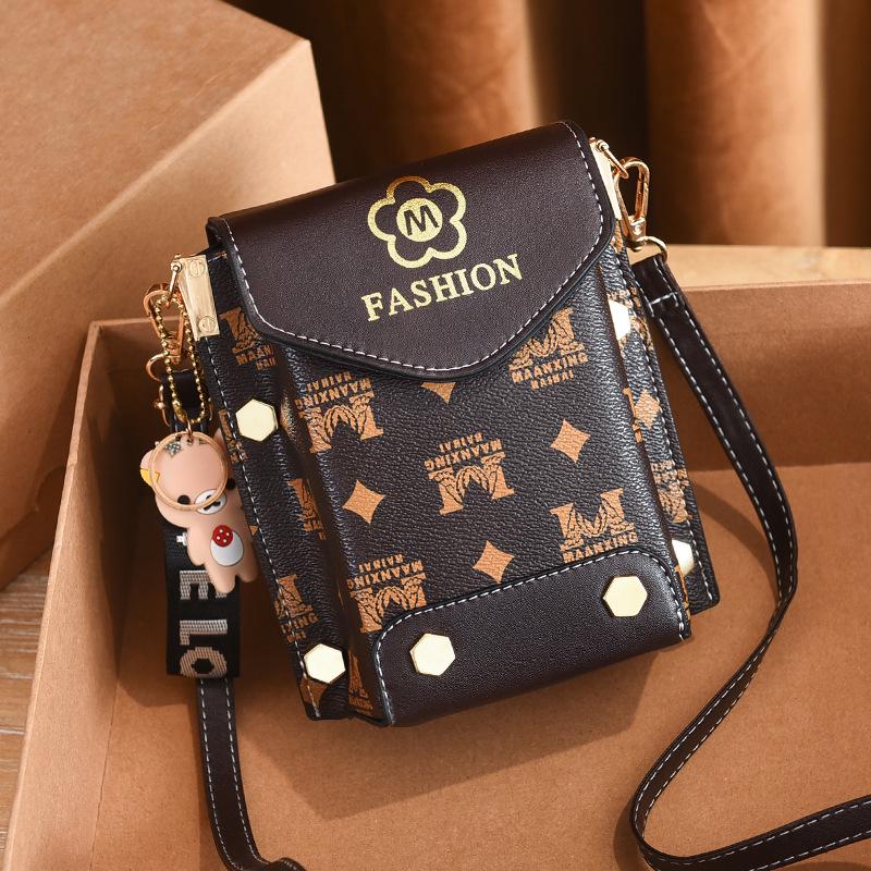 Women's 2024 Fashion Crossbody Phone Bag - Mini Vertical Design, Versatile & Stylish
