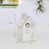 Glowing Ceramic Snow House Christmas Window Display Ornament