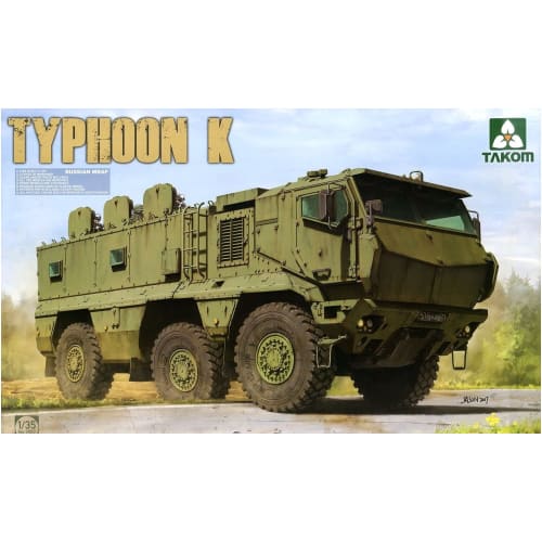 TAKOM 1/35 Scale Russian KamAZ-63968 Typhoon K MRAP Plastic Model Kit TKO2082
