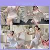 Ice Silk Summer Nightgown For Women Breathable Sleeveless Sleepwear Home Comfort