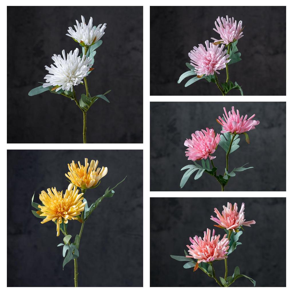10% Off Clearance: Artificial Chrysanthemum Bouquet – INS Style Home Decor, Chrysanthemum Variants for Stunning Faux Floral Displays