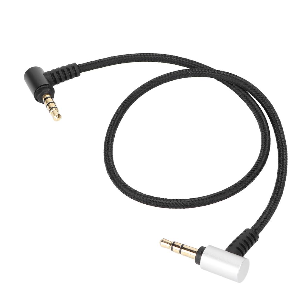 TRS to TRRS Adapter Multifunctional 3.5mm Microphone Cable Compatible for RODE SC7 35cm 13.8in