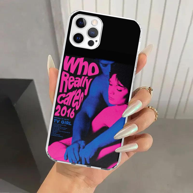 Coque de téléphone Album TV Girl pour Iphone 17 Air 16 15 Plus 14 13 Mini 12 11 Pro Max 16E 7 8 SE 2020 Coque Souple Imprimée Funda 17 Air 16