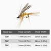 100PCS Handmade Fly Fishing Kit Lightweight Fly Fishing Lures Fly Fishing Flies Kit  Trout Fishing