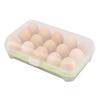 Refrigerator 15 Eggs Storage Box Holder Food Airtight Durable Container Case