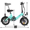 Bodywel T16PRO 14 Inch Lightweight Folding Electric Bicycle 36V7.8AH Battery 250W Motor Urban Commuting E- Bike Adult Outdoor Riding Electric Bike