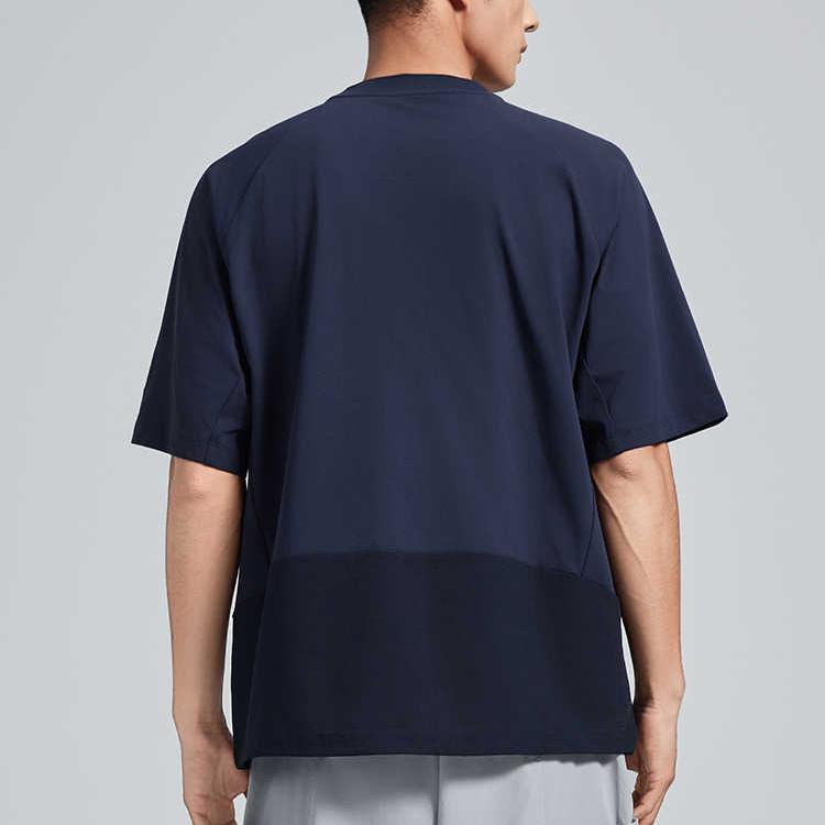Under Armour Urban Camping Series Quick-Dry Breathable Moisture-Wicking Crew Neck Short Sleeve T-Shirt Men Tops Deep-Sea-Blue 15216145-0108