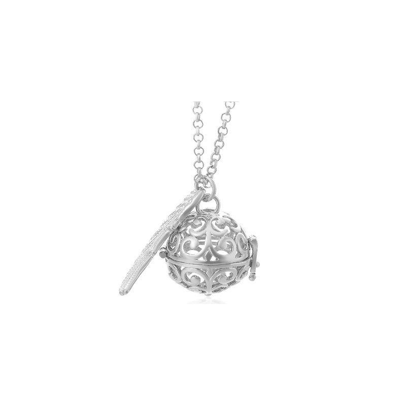 Exquisite Angel Caller Pendant Bracelet With Musical Sound And Harmony Ball 2.1*2.8cm